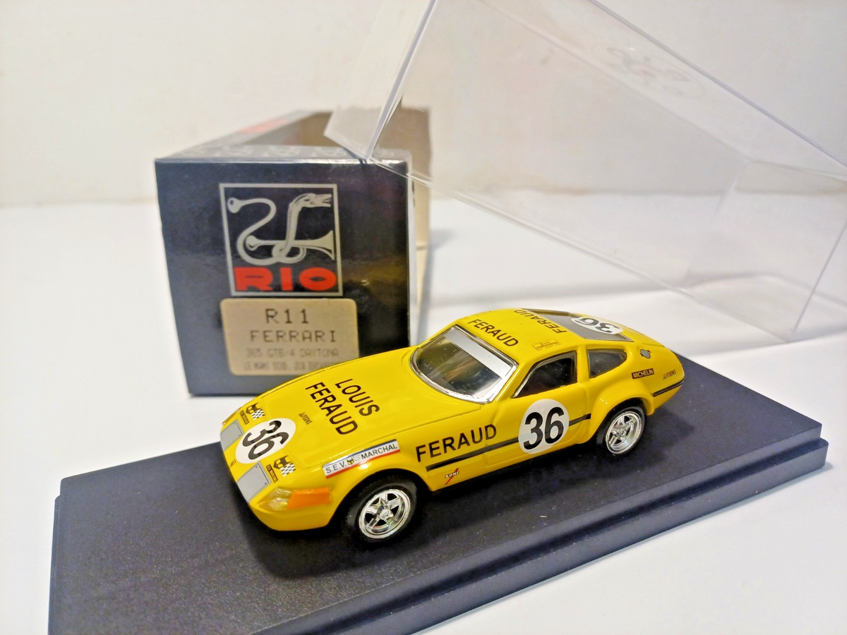 Rio 1/43 Scale Model Car R11/P - Ferrari 365 GTB/4 Daytona Rio 1/43 Scale Model Car R11/P - Ferrari 365 GTB/4 Daytona