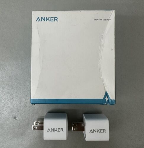 Pack de 2 blocs/cubes d'alimentation/cubes Anker PowerPort III Nano USB-C *pas de câbles* - Photo 1 sur 6