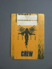 CREED backstage pass satin sticker CREW ! 