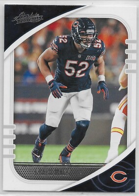 2020 Absolute #58 Khalil Mack Chicago Bears Buffalo