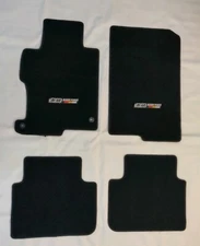 For 13-17 Honda Accord Black Nylon Floor Mats W/ M Emblem New