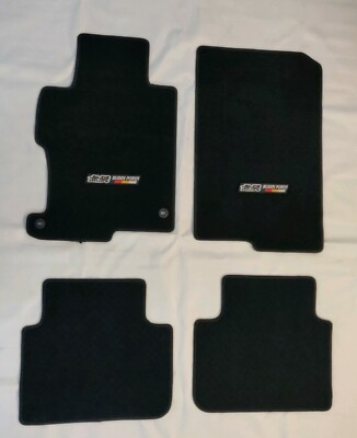 #ad For 13 17 Honda Accord Black Nylon Floor Mats W M Emblem New $55.98