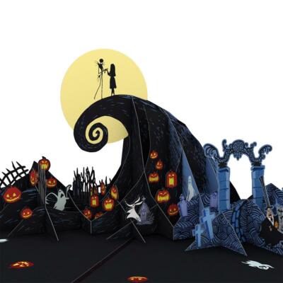 Lovepop Disney's Tim Burton's The Nightmare Before Christmas Pop-Up 3-D Card