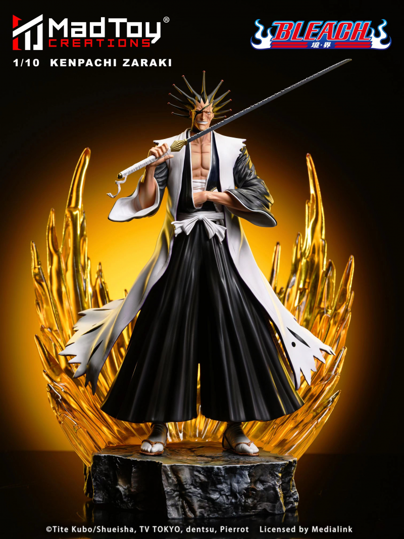 Medialink Studio Zaraki Kenpachi BLEACH Resin Figurine Statue 26.5