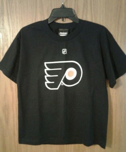 Reebok Philadelphia Flyers NHL "ILYA BRYZGALOV" youth size L black t-shirt NWT
