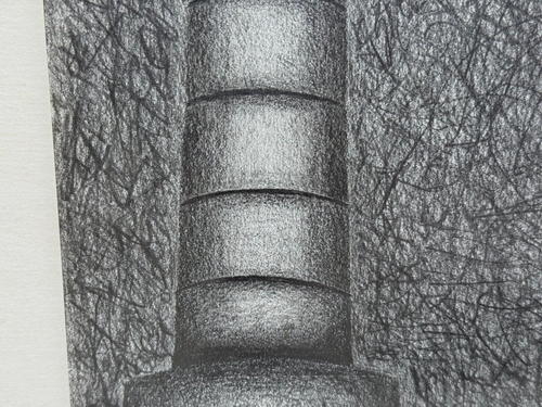 Nelson Alvarez Signed Original Drawing Industrial Architectural Smokestack Tower - Picture 7 of 10