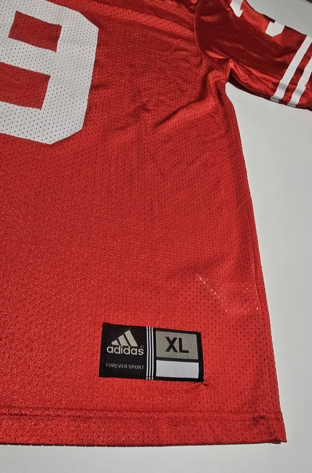 Adidas Wisconsin Badgers Football Jersey Red #39 Mens XL  - Image 2 of 4