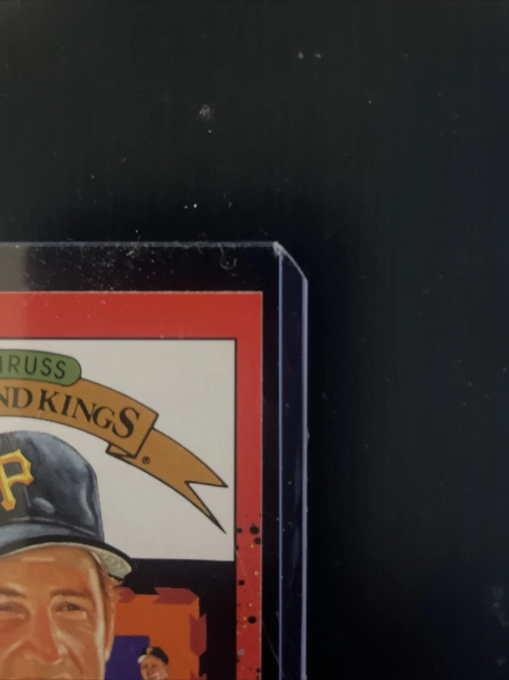 1990 年 Donruss John Smiley Diamond Kings #4 罕见“1989 年背面错误” — 第 4/4 张图片