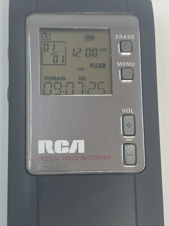 RCA Digital Voice Recorder RP5020A Handheld Portable Dictation Lecture - Image 4 of 4