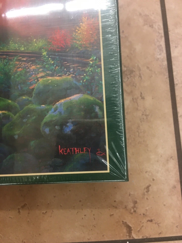 Rompecabezas Cobble Hill “Smoky Train” 1000 piezas follaje de otoño nuevo sellado Foto 2 de 4