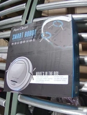 Pure Clean Smart Robot Vacuum Cleaner w/ Navigation for Hardwood Floor(Open Box)