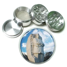 Martin Luther King Jr. D1 Aluminum Grinder 63mm 4 Piece Hand Mueller