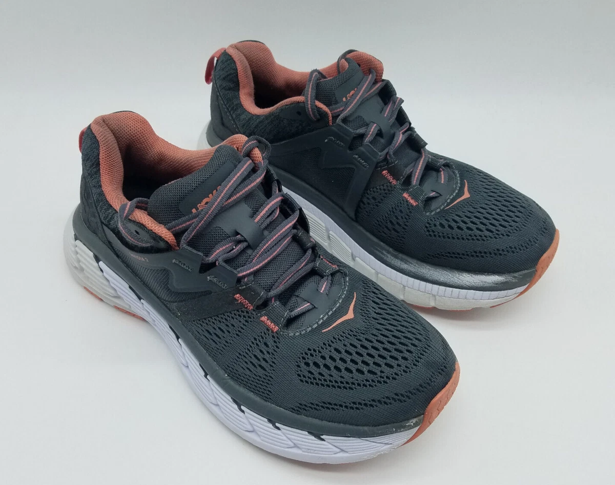 Hoka One One Gaviota 2 Women s Running Shoes Size 7.5 Dark Shadow Lantana