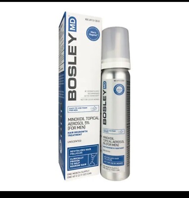 Bosley Men's Regrowth Treatment, 5% Foam, 1 Month Supply