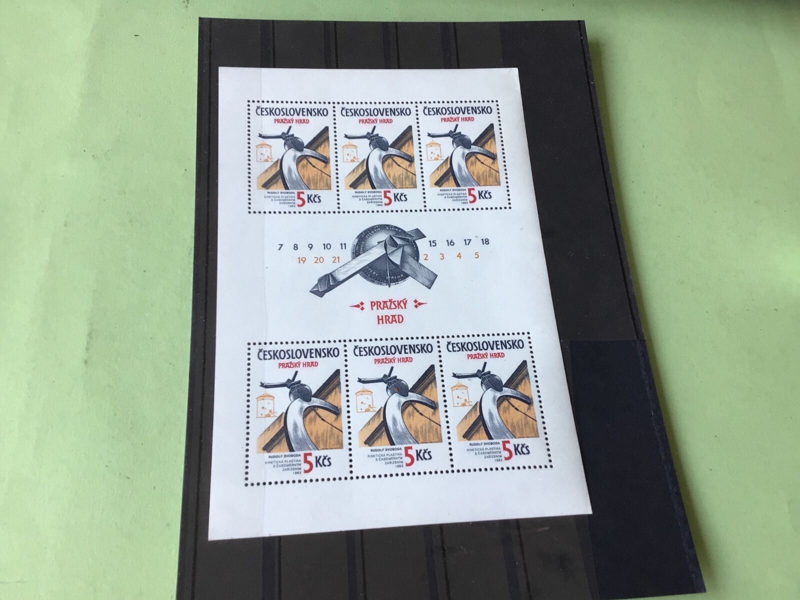 Czechoslovakia mint never hinged stamps sheet   Ref 53218