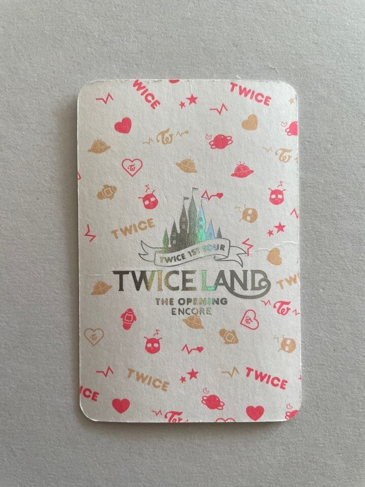 TWICE 1st Tour TWICELAND The Opening Concert Official Photocard