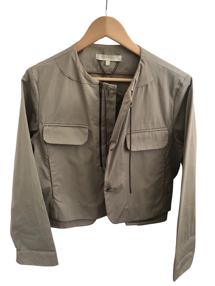 Chaqueta VANESSA BRUNO 38 FR / 8 EE. UU. Algodón Beige Sarga COMO NUEVA Foto 2 de 4