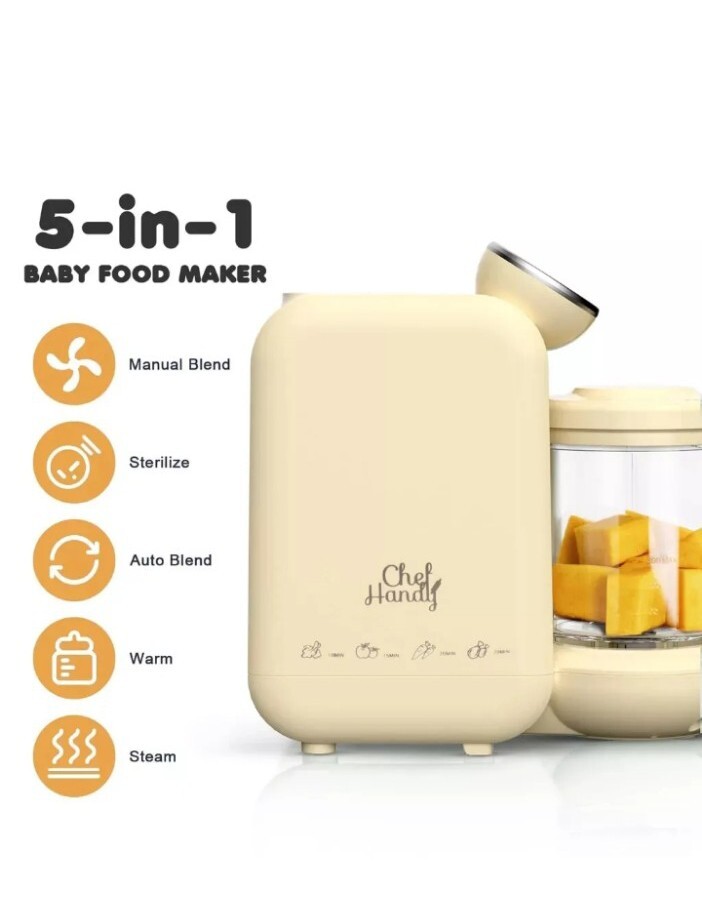 Baby Food Maker BrushinBella Baby Food Processor With Soup Tray