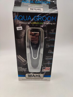 Wahl Aqua Groom, Haartrimmer für Männer, Bart- und Körperhaartrimmer für Männer
