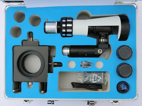 Portable Metallurgical Microscope Moving Stage Magnetic base 5.0mp USB Camera