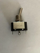 Carling On-On Toggle Switch 1/4 HP  6A @ 125 VAC  3A @ 250 VAC