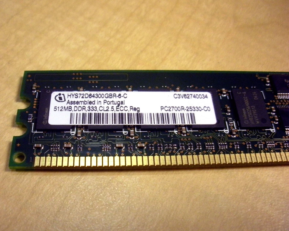 Sun 371-1116 512MB DIMM RoHS 1/2 Memory Module - Image 3 of 3
