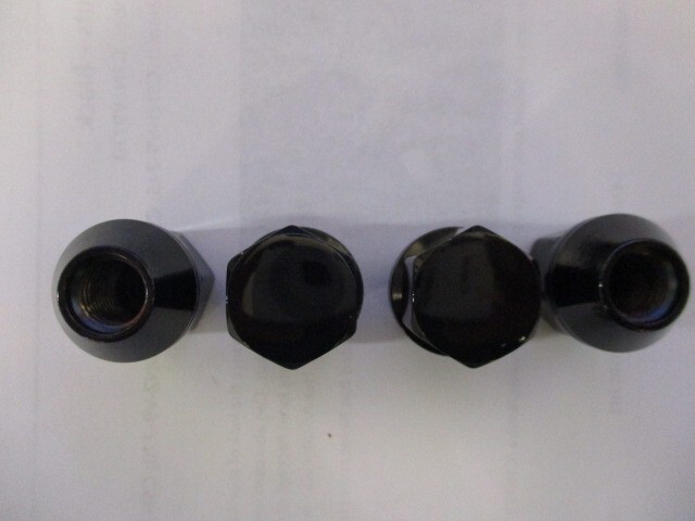 Mazda Lug Nuts, Black, 21mm Hex set of 4 C9N2V9770 | eBay
