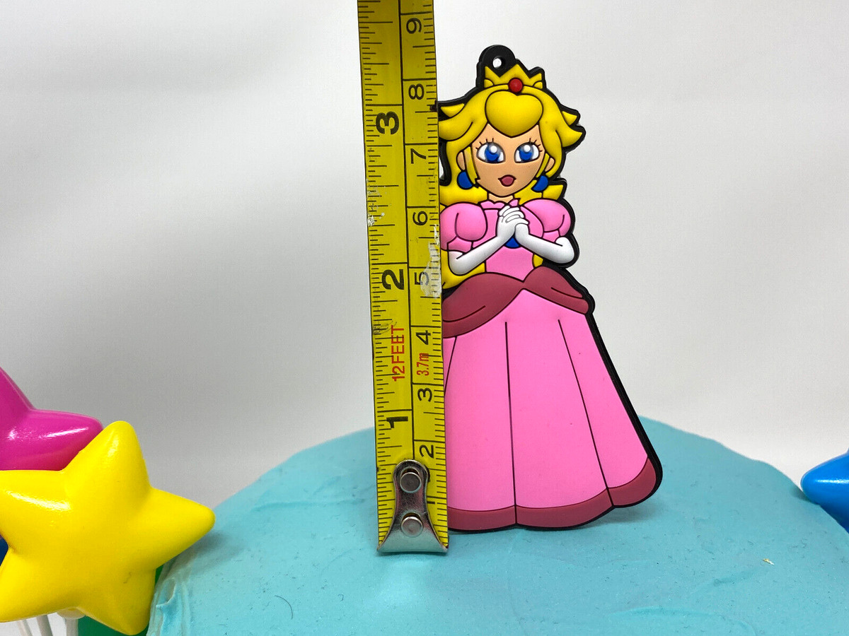 Super Mario Princess Peach Feliz Cumpleanos Topper de Pastel ~ 100% NUEVO  NEW