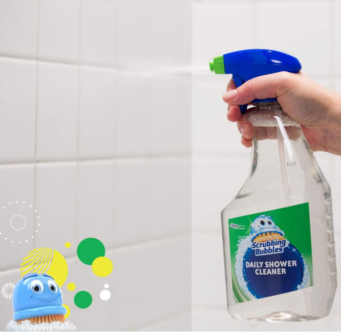 Scrubbing Bubbles Daily Shower and Bathroom Cleaner, Great on Tile, 32