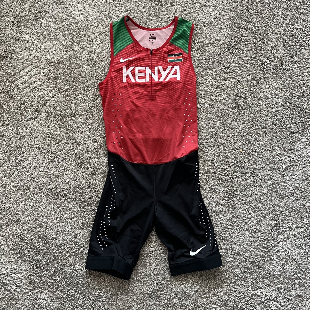 Nike Pro Elite Kenya Olympic AEROBLADES Speedsuit Made In USA Men