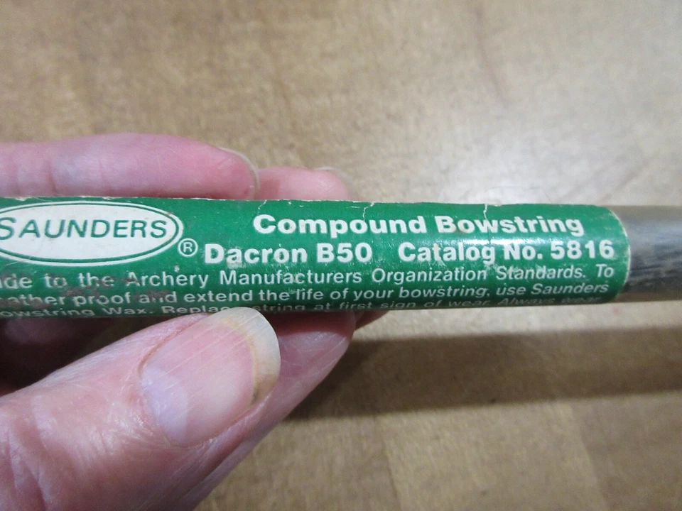 NOS Saunders Compound Bowstring #5816 58 inch (w12) - Image 4 of 4