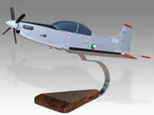 Pilatus PC-9M Irish Air Corps Desk Wood Airplane New Model Large Scale 1/24