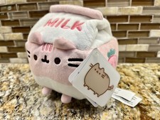 NEW w/TAGS Pusheen the Cat Strawberry Milk Sip Plush UP6065113 Stuffed Toy