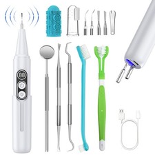 Dog Plaque Remover - Ultrasonic Tooth Cleaner for Dogs,6 Cleaning Modes,TypeC...