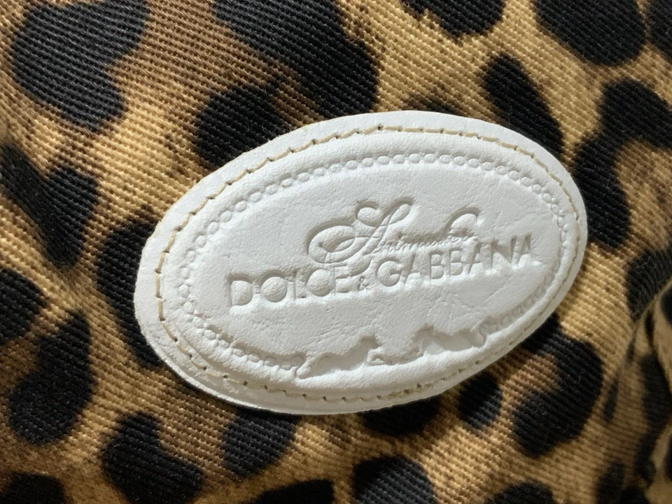 Gorra para mujer Dolce & GABBANA algodón estampado tigre con logotipo M.in.Italy talla 58 EC Foto 3 de 4