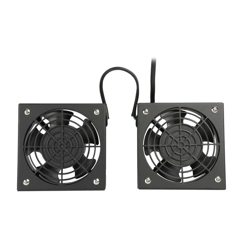Wall-Mount Roof Fan Kit 120V High-Performance Fans Rack Cooling Heat Expulsion - Image 3 of 4