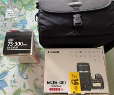 Canon EOS 30D Digital Camera w/ Case Lots of Extras EF75-300mm EFS17-85mm