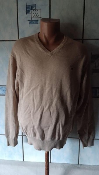 Men Gant Sweater Beige Cotton 40 /L / 48 #7WN6