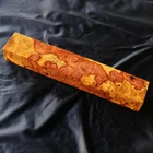 Afzelia Burl Exotic Wood Blank – Woodworking – 53 × 303 × 37 mm (#1344)