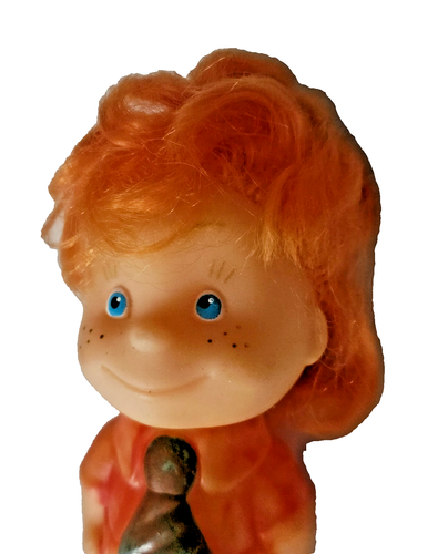 1970s USSR Russian Soviet Rubber Toy Doll Little BOY - Picture 2 of 6