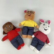 PBS Kids Arthur Plush Stuffed Toy Lot Buster Baxter Bunny Francine Frensky Lot