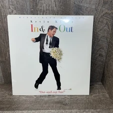 IN & OUT (IN AND OUT) LASERDISC [NEW SEALED] Rare 1998 LD KEVIN KLINE COMEDY
