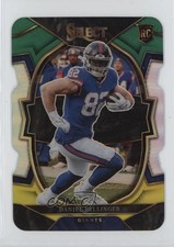 2022 Panini Select Concourse Green & Yellow Prizm Die-Cut Daniel Bellinger 10y3
