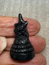 Cute Bronze Dragon Opium Weight Sculpture Figure Paperweight, Ships from USA