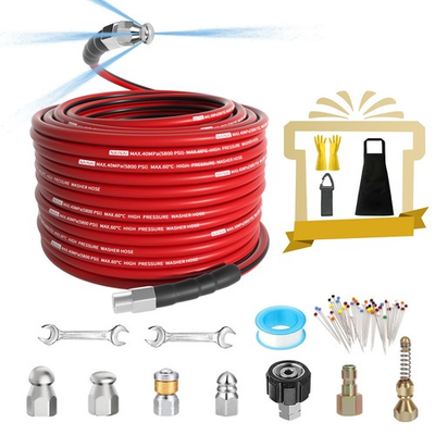 #ad 50FT Sewer Jetter Kit for Pressure Washer1 4 Inch NPT Sewer Jetting HosePre... $45.45