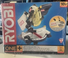 RYOBI 18-Volt Cordless 8-1/4 in. Compound Miter Saw (Tool Only) - New