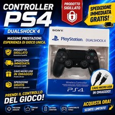 Controller PS4 DualShock 4 V2 Originale Sony Nero Sigillato | Spedizione Gratis