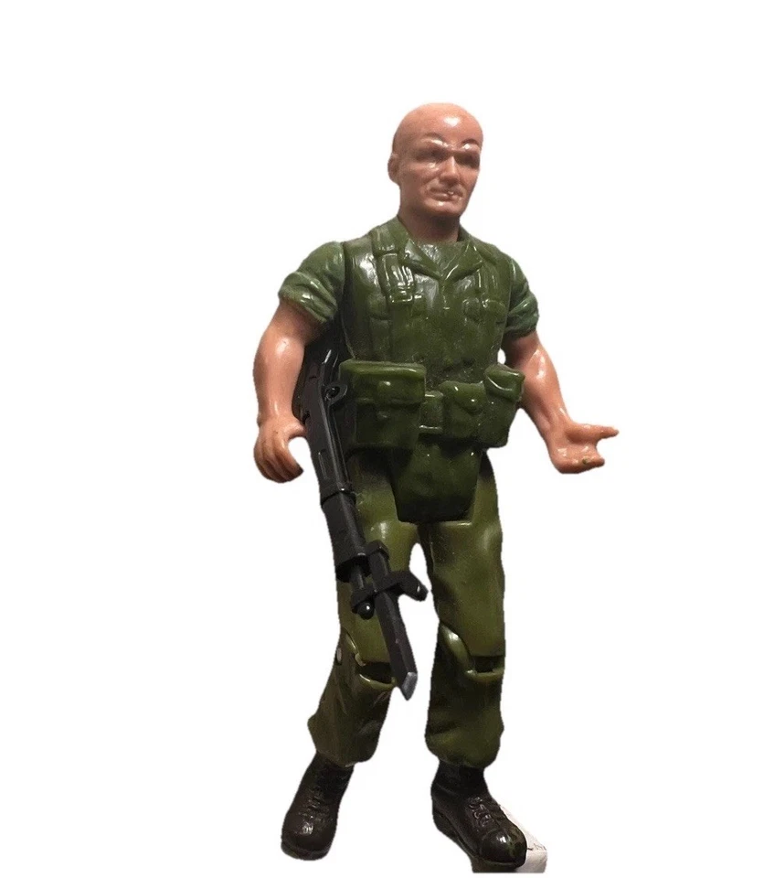Чрезвычайно редкая DC Comics сержант. Экшн-фигурка Rock "Mack" с винтовкой - Изображение 2 из 4