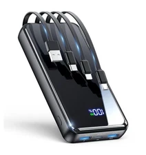 Yilans 50000mAh 22.5w Portable Power Bank Built In Cable -Charge 6 Devices Fast