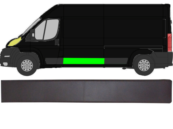 SchiebetüR Seitenleiste FüR Fiat Ducato 2006 - 2014 Links-image